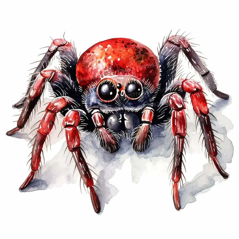Watercolor Spider Wall Stickers - Image 12