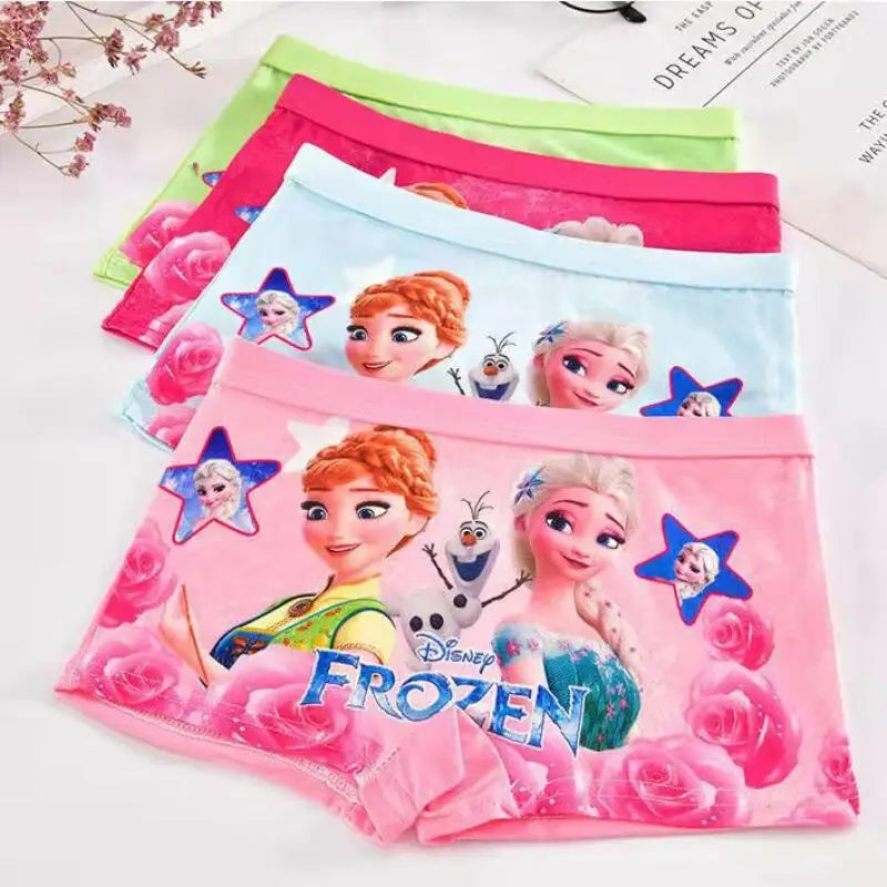 Children’s Spider-Man & Frozen Cartoon Boxer Briefs - Image 2