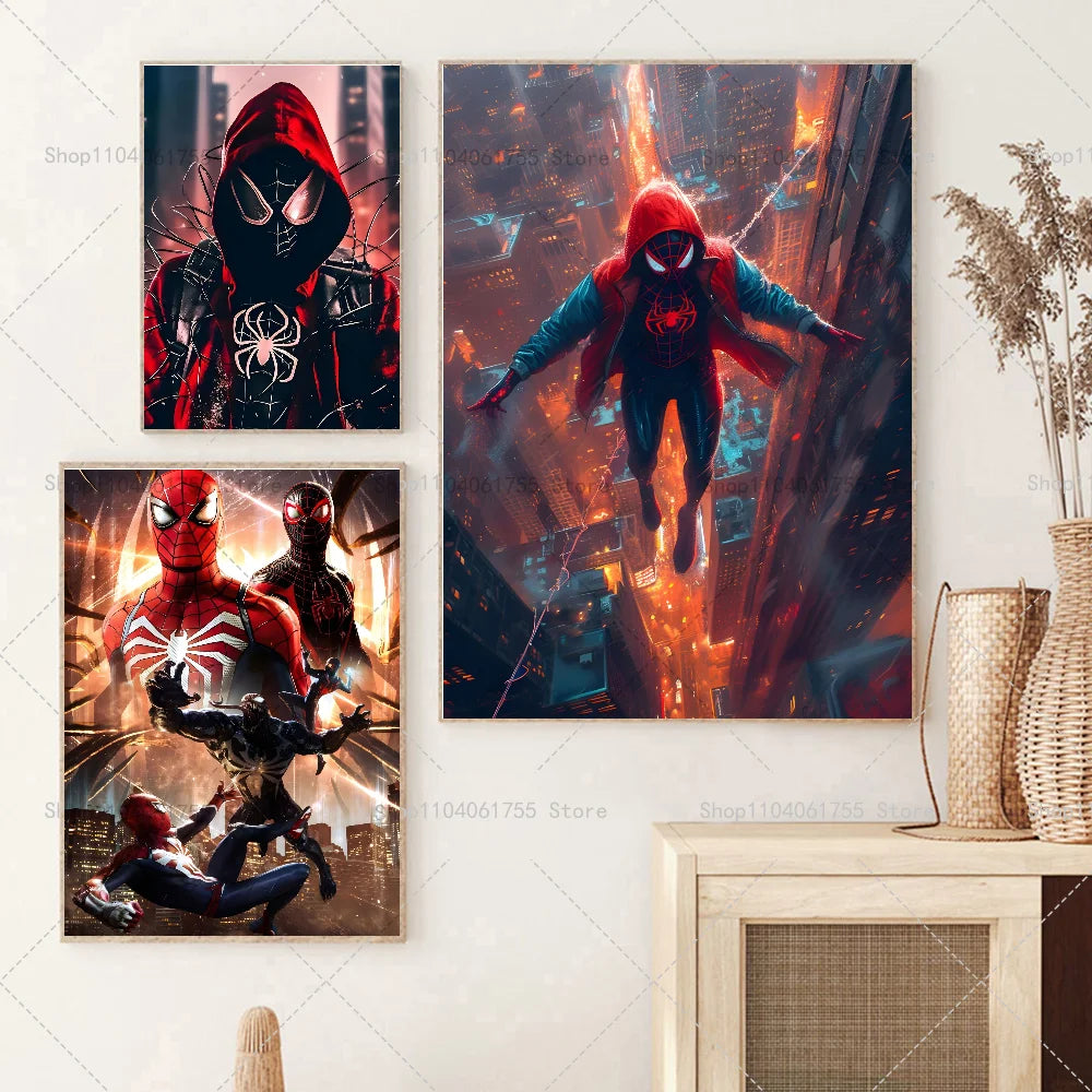 1PC Spider-Man Miles Morales Poster - Image 2