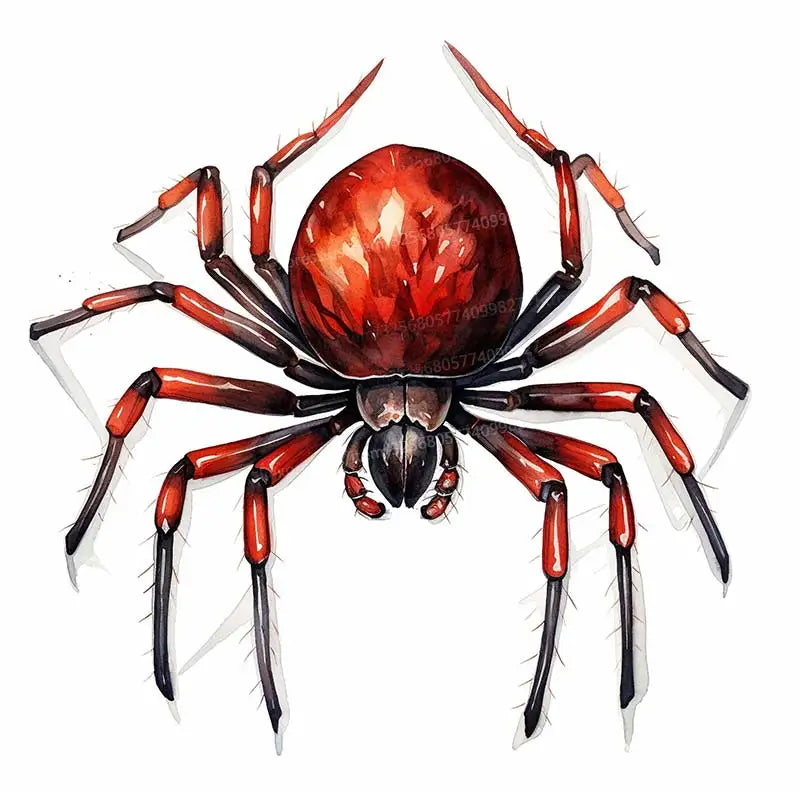 Watercolor Spider Wall Stickers - Image 11