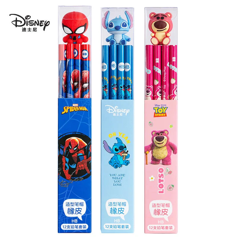 12pcs Disney Children Pencil Set - Image 2