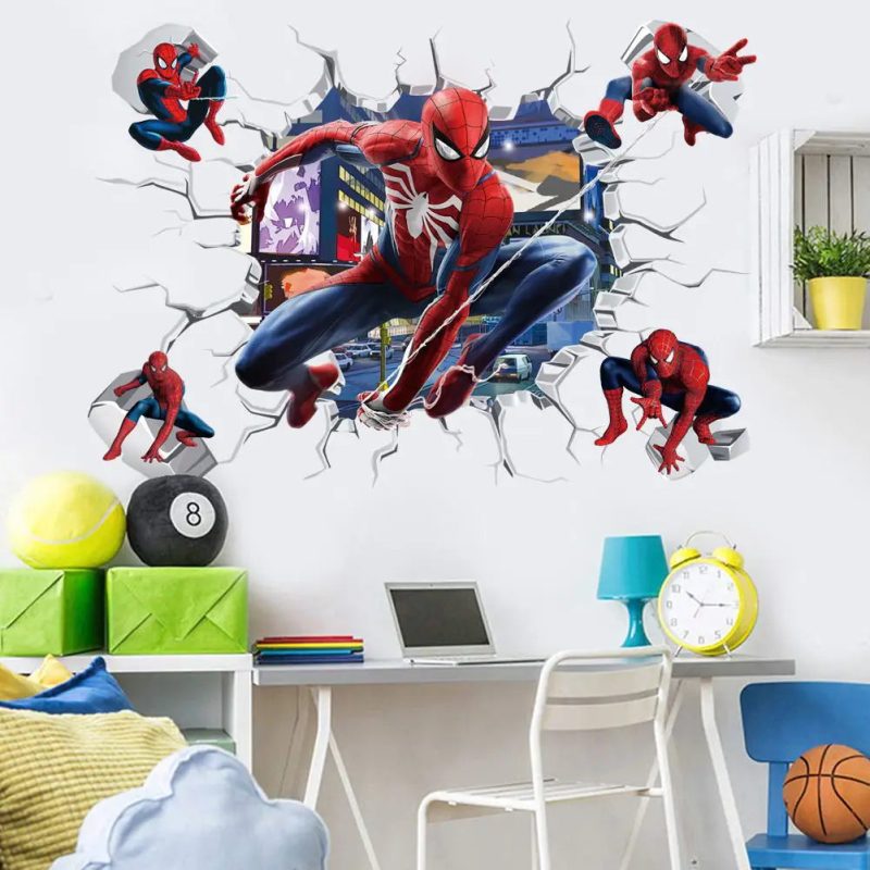 Creative Spider-Man Wall Sticker - Image 5